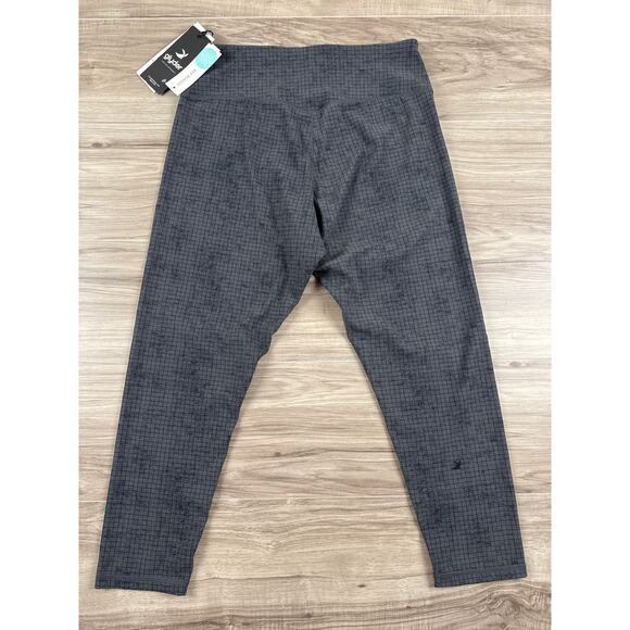 Glyder Sultry Performance‎ Leggings Grey Carbon Window Pane 2XL - Picture 6 of 9